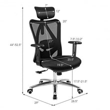 Load image into Gallery viewer, Adjustable Height Mesh Swivel High Back Office Chair