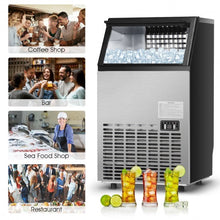 Load image into Gallery viewer, Portable Built-In Stainless Steel Commercial Ice Maker