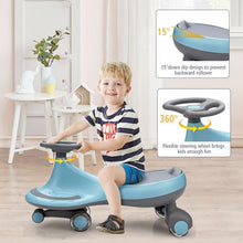Load image into Gallery viewer, Wiggle Car Ride-on Toy with Flashing Wheels-Blue