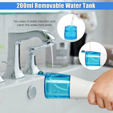 Load image into Gallery viewer, Rechargeable Portable Water Dental Flossers with 2 Nozzle