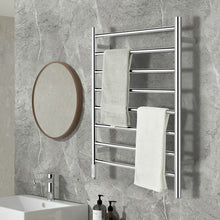 Load image into Gallery viewer, 8-Bar Wall Mounted Towel Warmer Stainless Steel Towel Rack