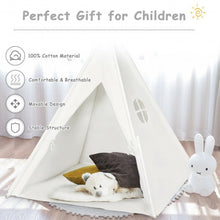 Load image into Gallery viewer, 5.5 ft Portable Cotton Kids' Play Tent