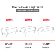 Load image into Gallery viewer, 10 Pcs 60" x 126" Rectangular Polyester Party Tablecloth-Red