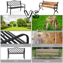 Load image into Gallery viewer, 50" Patio Garden Bench Loveseats