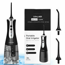 Load image into Gallery viewer, Rechargeable Water Portable Flosser with 2 Nozzle
