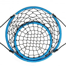 Load image into Gallery viewer, Net Hanging Swing Chair with Adjustable Hanging Ropes-Blue