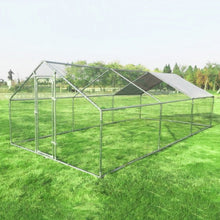 Load image into Gallery viewer, Large Walk in Shade Cage Chicken Coop with Roof Cover-20'