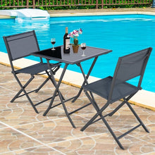 Load image into Gallery viewer, 3 pcs Bistro Outdoor Folding Furniture Set