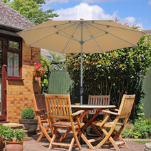 Load image into Gallery viewer, 9' Patio Outdoor Market Umbrella with Aluminum Pole-Beige