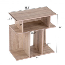 Load image into Gallery viewer, Modern Coffee End Side Table with Storage Shelf