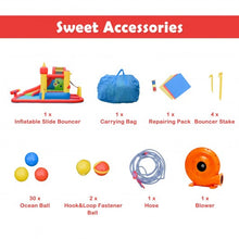 Load image into Gallery viewer, Inflatable Water Slide Jumping Bounce House with 740 W Blower