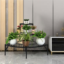 Load image into Gallery viewer, 3 Tier Metal Corner Plant Display Rack