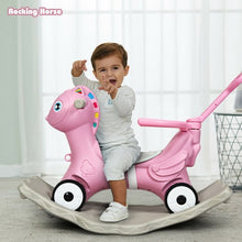 Load image into Gallery viewer, 4 in 1 Baby Rocking Horse with Music-Pink