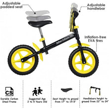 Load image into Gallery viewer, Adjustable Lightweight Kids Balance Bike-Yellow