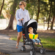 Load image into Gallery viewer, Folding Lightweight Baby Toddler Umbrella Travel Stroller-Black