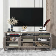 Load image into Gallery viewer, Storage TV Stand Entertainment Media Center for TV's up to 65"-Gray