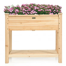 Load image into Gallery viewer, Raised Garden Elevated Wood Planter Box Stand