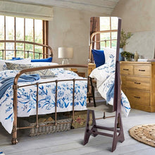 Load image into Gallery viewer, Standing Armoire Organizer Jewelry Cabinet w/ LED -Brown