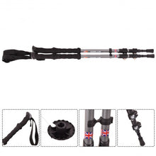 Load image into Gallery viewer, Pair 2 Trekking Walking Hiking Sticks-Gray