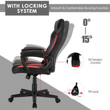 Load image into Gallery viewer, High Back Swivel Gaming Chair with Adjustable Height for Home and Office