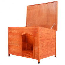 Load image into Gallery viewer, Wood Weather Resistant Home Outdoor Ground Dog House-L