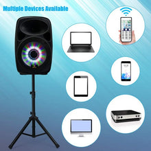 Load image into Gallery viewer, AKUSTIK 15'' 1600W Portable PA Speaker System