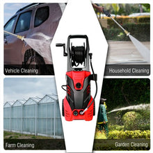 Load image into Gallery viewer, 3000 PSI Electric High Pressure Washer With Patio Cleaner -Red
