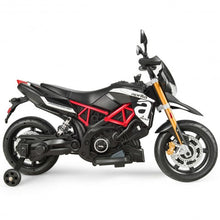 Load image into Gallery viewer, Aprilia Licensed 12V Kids Ride-On Motorcycle-Black
