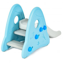 Load image into Gallery viewer, Freestanding Baby Slide Indoor First Play Climber Slide Set for Boys Girls -Blue