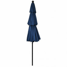 Load image into Gallery viewer, 10' 3 Tier Patio Umbrella Aluminum Sunshade Shelter Double Vented-Navy