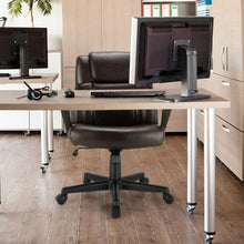 Load image into Gallery viewer, Adjustable Leather Executive Office Chair Computer Desk Chair with Armrest