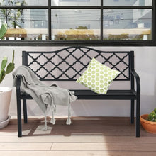 Load image into Gallery viewer, 50" Patio Garden Bench Loveseats