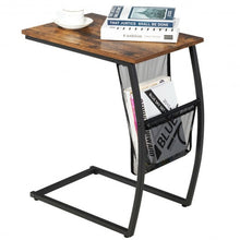 Load image into Gallery viewer, C-shaped End Side Sofa Table Vintage Accent Snack