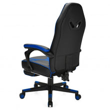 Load image into Gallery viewer, Computer Massage Gaming Recliner Chair with Footrest-Blue