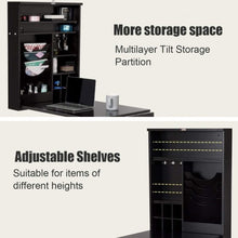 Load image into Gallery viewer, Space Saver Convertible Wall Mounted Desk-Black