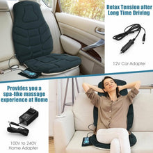 Load image into Gallery viewer, Seat Cushion Massager with Heat and 6 Vibration Motors for Home