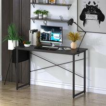 Load image into Gallery viewer, Modern Computer Desk Study Writing Table with Storage Bag for Home and Office-L