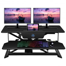 Load image into Gallery viewer, Electric Height Adjustable Standing Desk Coverter