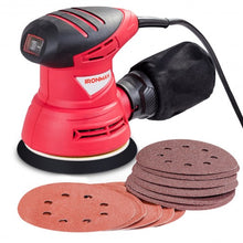 Load image into Gallery viewer, 5" Palm Random Orbit Sander with Dust Collector and Sandpapers