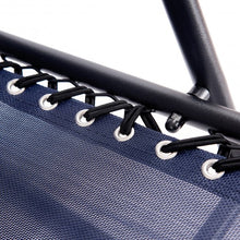Load image into Gallery viewer, Zero Gravity Folding Rocking Chair Rocker Porch-Dark Blue