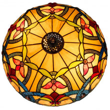 Load image into Gallery viewer, Tiffany-Style 2-Light Ceiling Lamp with 16" Shade