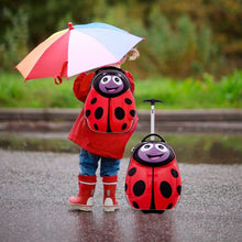 Load image into Gallery viewer, 2 pcs Beetle Shaped Kids School Luggage Suitcase & Backpack