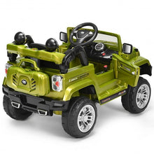 Load image into Gallery viewer, 12 V Kids Ride on Truck with MP3 + LED Lights-Green