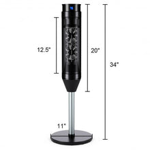 Load image into Gallery viewer, 1500W Portable Pedestal Heater w/ Timer Remote Control