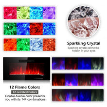 Load image into Gallery viewer, Recessed Wall Mounted Standing Electric Heater Electric Fireplace-36"