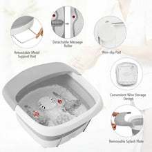 Load image into Gallery viewer, Foot Spa Bath Motorized Massager with Heat Red Light-Gray