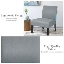 Load image into Gallery viewer, Modern Upholstered Armless Cozy Fabric Chair