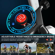Load image into Gallery viewer, 30Lbs Fixed Training Bicycle with Monitor for Gym and Home
