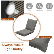 Load image into Gallery viewer, Adjustable 6 position Folding Lazy Man Sofa Chair Floor Chair-Gray