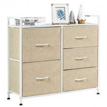 Load image into Gallery viewer, 5 Dorm Room Unit Side Drawers Storage-Beige